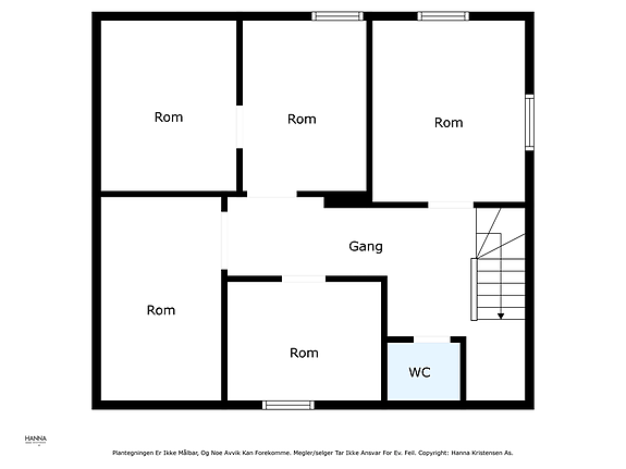 Planløsning kjeller etasje