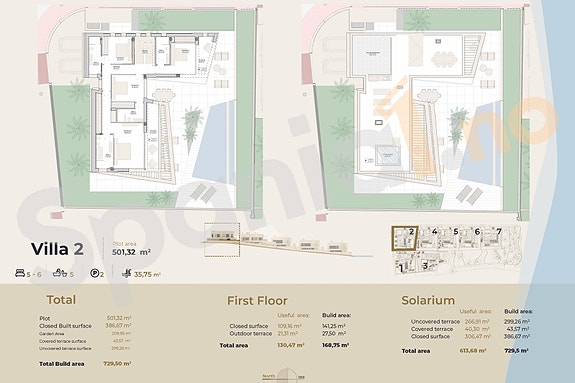 Eksklusiv villa med 5 soverom og 5 bad, privat basseng og takterrasse - Kun 200 meter fra stranden i Calahonda