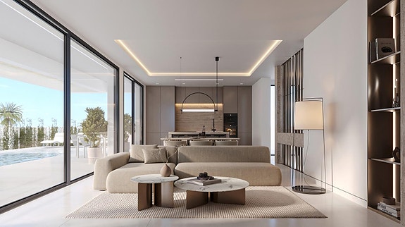 Luksuriøs villa med 4 soverom og 4 bad, privat basseng og takterrasse - Kun 200 meter fra stranden i Calahonda