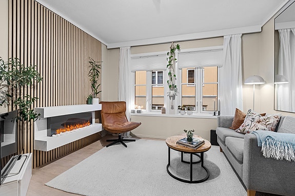 - Velkommen til Tollbodgata 46 | En svært innbydende og innflyttingsklar selveierleilighet midt i sentrum -