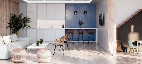 Ny Penthouse med 4 soverom - Kun 5 minutter fra stranden, havnen og sentrum