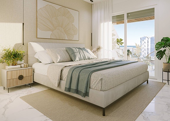 Luksus like ved stranden - 3 soverom og stor terrasse - Fellesområde med resortkvaliteter