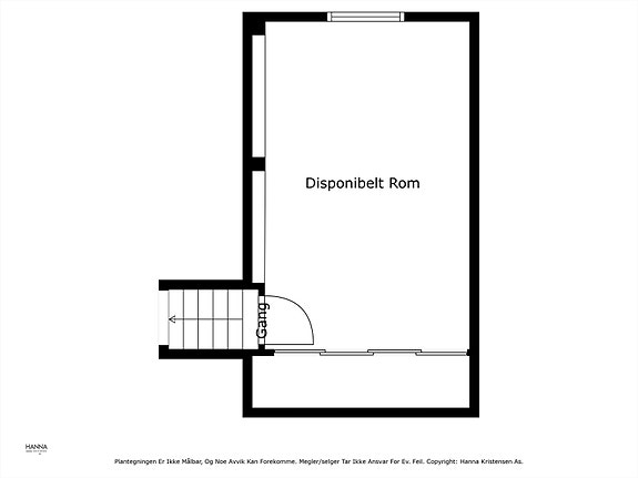 Under garasje er det etablert et soverom, dette er ikke meldt som bruksendring.
