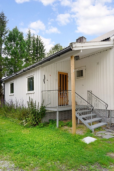 Inngangsparti som ønsker deg velkommen inn!