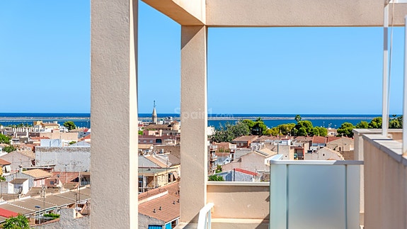 Toppleilighet med havutsikt - Kun 250 meter fra stranden i Santiago de la Ribera