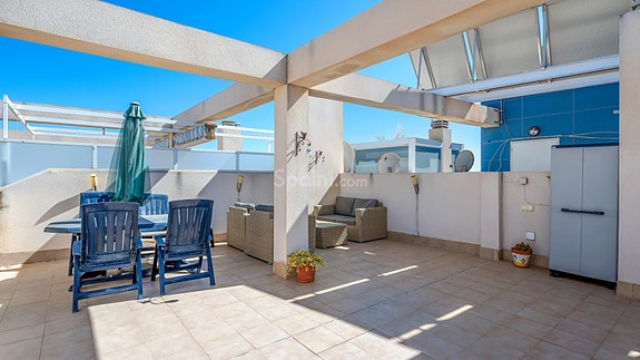 Toppleilighet med havutsikt - Kun 250 meter fra stranden i Santiago de la Ribera