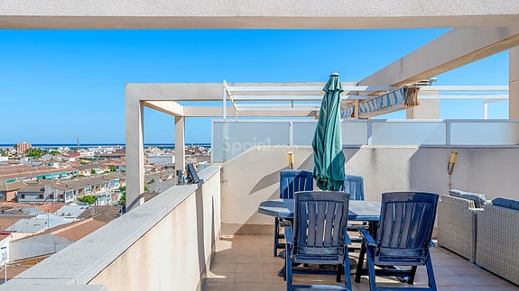 Toppleilighet med havutsikt - Kun 250 meter fra stranden i Santiago de la Ribera