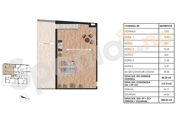 Ny moderne leilighet med 3 soverom og 2 bad - Nær sentrum og kun 600 meter fra stranden