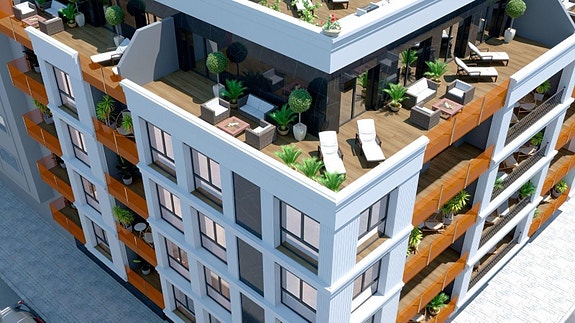 Ny moderne leilighet med 3 soverom og 2 bad - Nær sentrum og kun 600 meter fra stranden