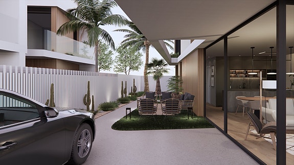 Nyoppført villa med 3 soverom - Privat basseng og takterrasse kun 300 meter fra stranden - Nøkkelferdig!