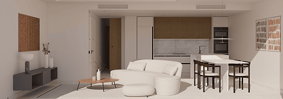 NYBYGDE BUNGALOWER MED HAVUTSIKT | Kun 300 meter fra stranden