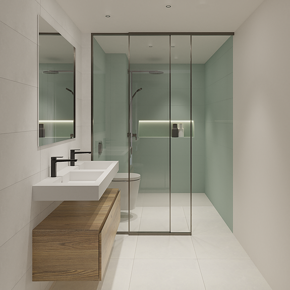 NYBYGDE BUNGALOWER MED HAVUTSIKT | Kun 300 meter fra stranden