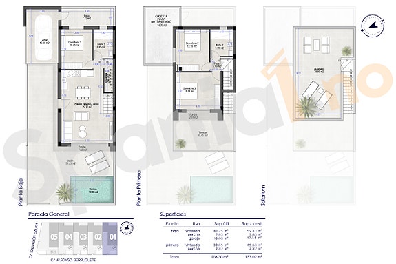 Ny villa med 3 soverom, basseng og takterrasse - Moderne design og høy standard