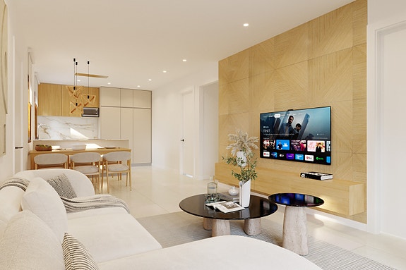 Eksklusivt boligprosjekt med førsteklasses beliggenhet ved golfbanen | 2 soverom og 2 bad | Privat basseng