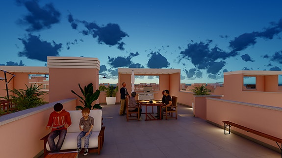 Perfekt for utleie! Leilighet med 3 soverom og takterrasse | Flotte fellesområder | Parkering og bod