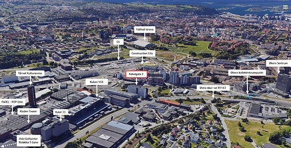 Oversiktsbilde over Økern