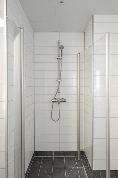 Praktisk dusjhjørne