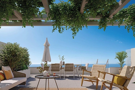 Penthouse med 2 soverom og 2 bad | Fellesområde med gym og basseng | Heis og parkering i garasje