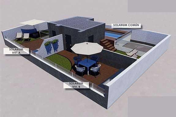 Penthouse like ved Playa del Cura - Stor terrasse og egen privat takterrasse