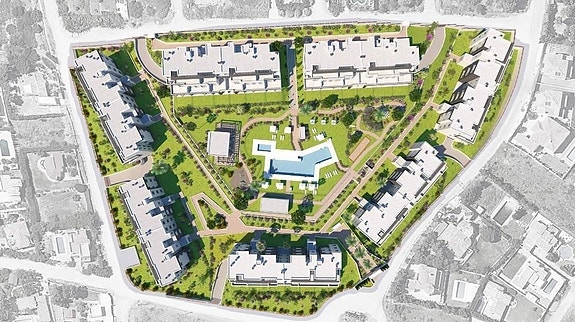 Leilighet med 3 soverom og romslig terrasse i eksklusivt boligkompleks med basseng og treningsrom