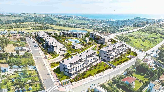 Leilighet med 3 soverom og romslig terrasse i eksklusivt boligkompleks med basseng og treningsrom