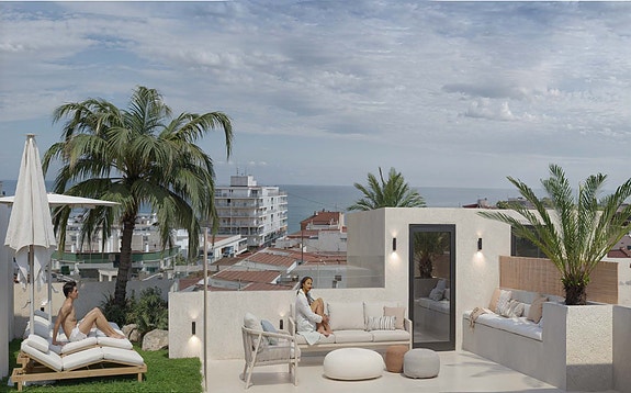 Penthouse like ved Playa del Cura - Stor terrasse og egen privat takterrasse
