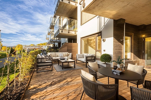 EiendomsMegler1 v/Guro Borsodi Bakka presenterer Jernverksgata 2! (Digital møblering, kun en illustrasjon)