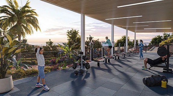 Penthouse med stor terrasse 81m2 - Kun 700 meter fra nydelig strand | Eksklusive fellesområder - Parkering og bod