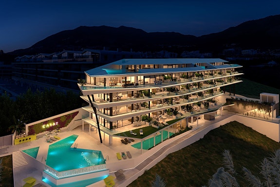 Sikre deg en av Costa del Sols mest eksklusive leiligheter! Panoramautsikt | Terrasse på 191 m2 med basseng | 3 soverom