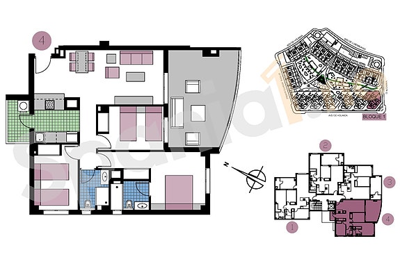 Like ved nydelig strand | Penthouse med 3 soverom og 2 bad | Flotte fellesområder
