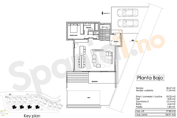 Eksklusiv 4-soveroms villa - Nøkkelferdig med takterrasse og store terrasser