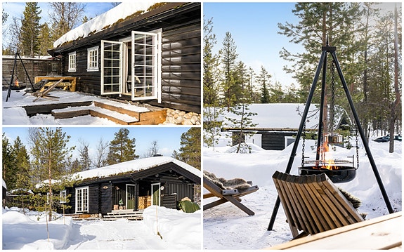 Velkommen til Trysilfjell hytteområde 258 - ei koselig og velholdt tømmerhytte med svært fin beliggenhet i området