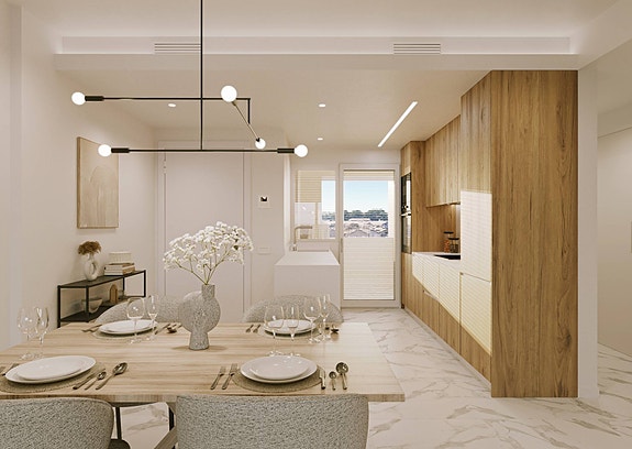 HAVUTSIKT! Penthouse med 3 soverom og stor takterrasse -  Fellesområde med basseng, spa og hage