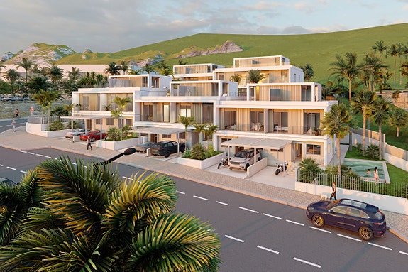 Nybygg! Villa i kjede med 4 soverom og 3 bad - Moderne design og privat basseng