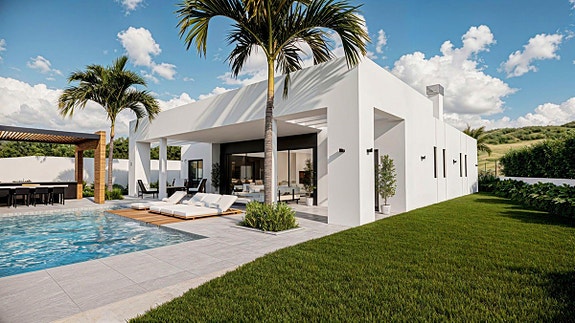 Moderne villaer på ett plan med 4 soverom - Store tomter og premium fasiliteter