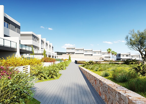 Rekkehus med 3 soverom og store uteområder - Nær golf og strender i Finestrat