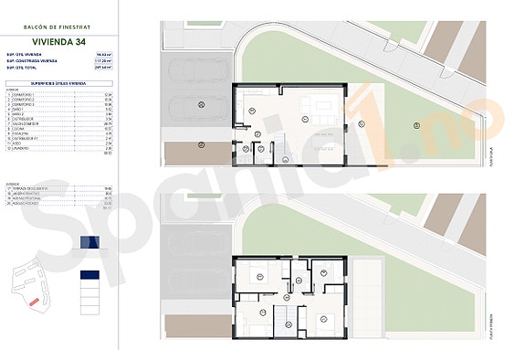 Rekkehus med 3 soverom og store uteområder - Nær golf og strender i Finestrat