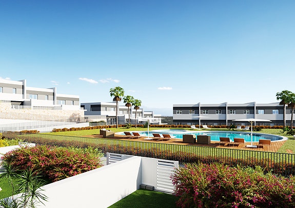 Rekkehus med 3 soverom og store uteområder - Nær golf og strender i Finestrat