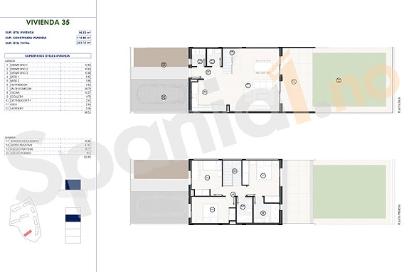 Plantegning av boligen, nr. 35