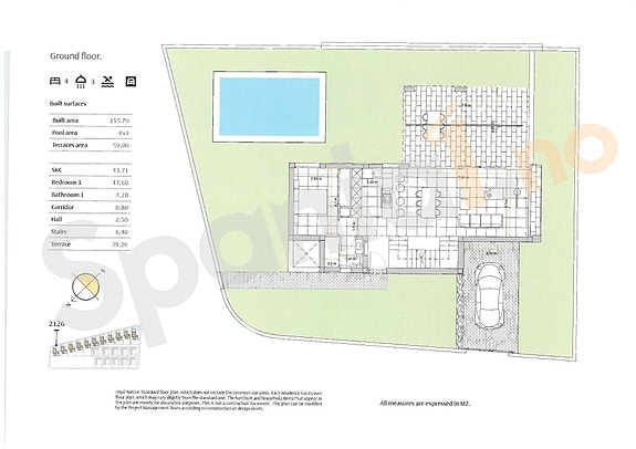 Moderne villa ved La Finca Golf - 4 soverom, stor kjeller og privat basseng