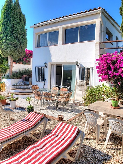 Frontline golf villa med privat basseng og separat leilighet - Utsikt mot sjø og fjell