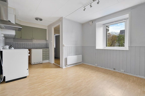 Hybelkjøkken og stue