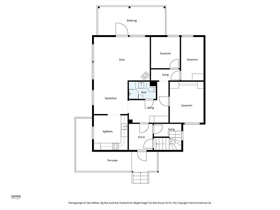 Plantegning 1.etasje