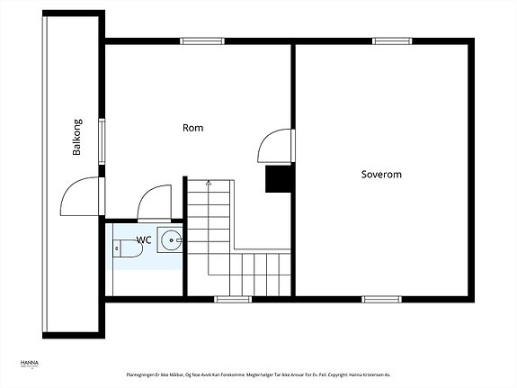 Plantegning loftetasje