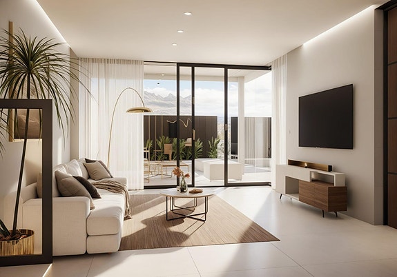 Luksusvilla med 3 soverom og 3 bad - Stor takterrasse med pergola og utekjøkken - Privat basseng