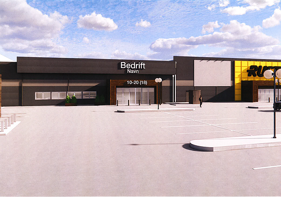 Eget inngangsparti med gode parkeringsmuligheter like utenfor