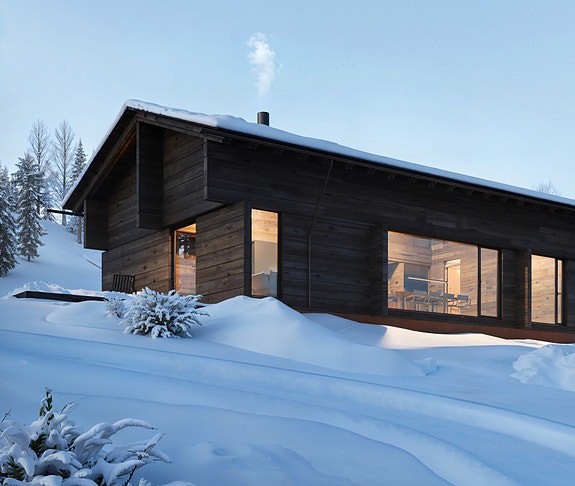 Eiendomsmegler Jannike S. Herleiksplass har gleden av å presentere en lekker prosjektert hytte i Kikut Sør (illustrasjon, avvik kan forekomme)