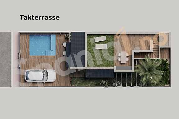 Elegant villa i gangavstand til stranden - Privat basseng og flotte uteplasser