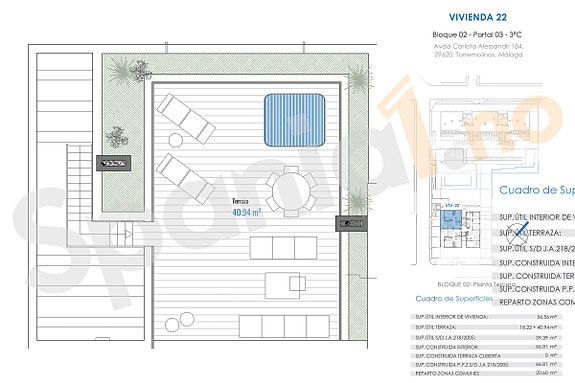 NYBYGG! Penthouse med takterrasse - Kun 3 minutter fra La Carihuela-stranden