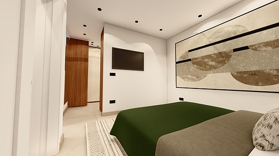 Villa på ett plan med 3 soverom - Store uteområder med mulighet for basseng og takterrasse